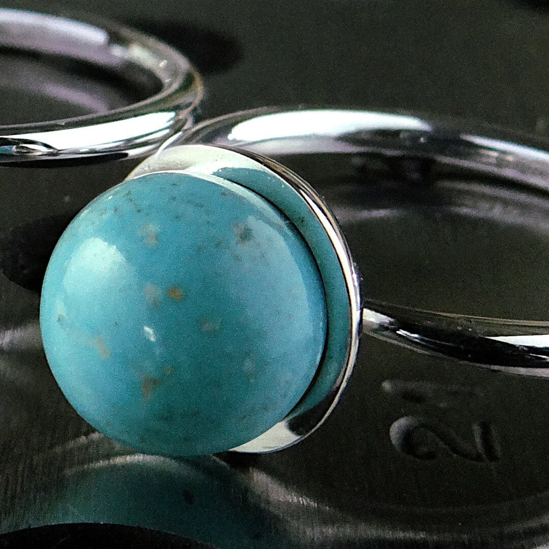 David Jonns Turqoise Cup Ring