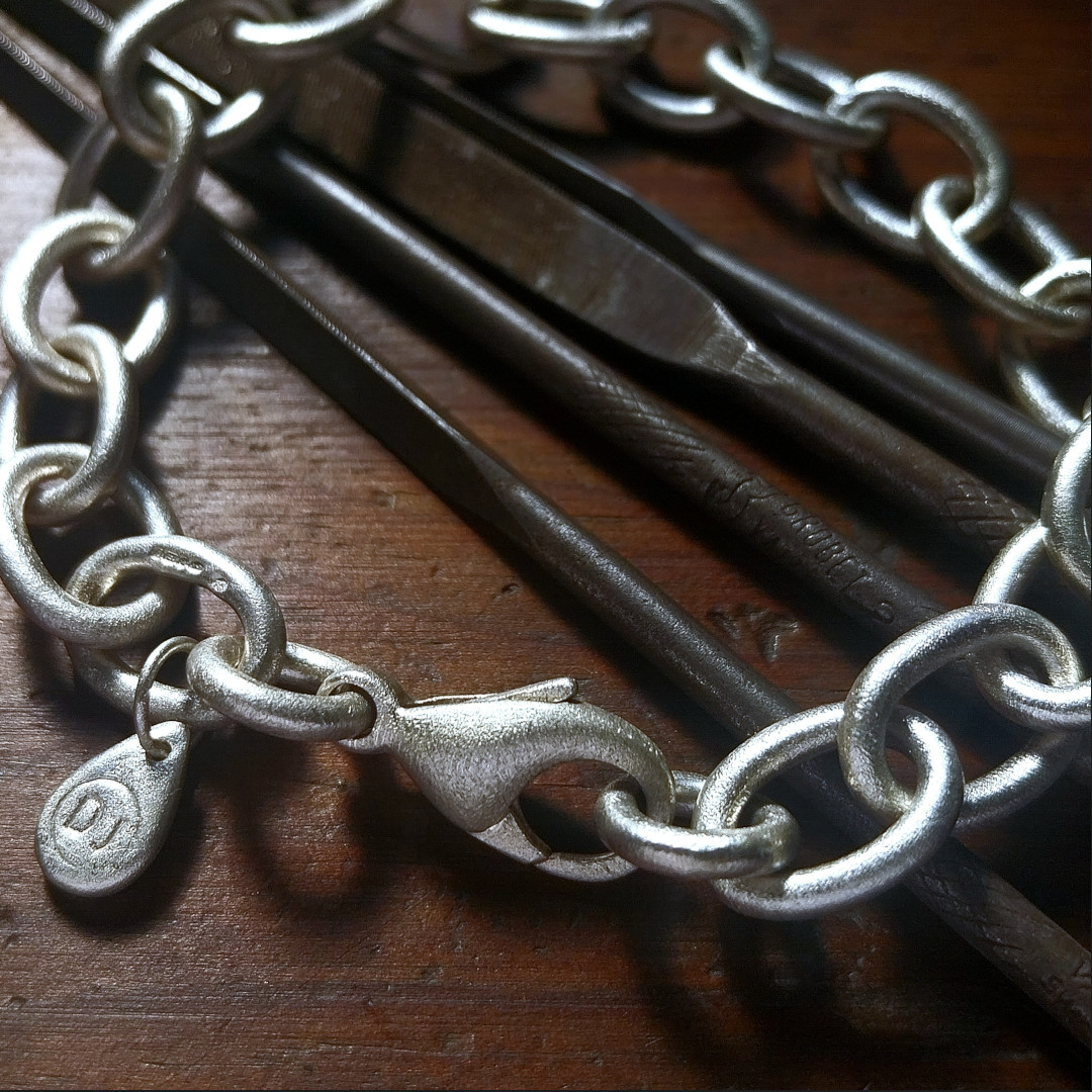 Frosted Cable Chain Bracelet